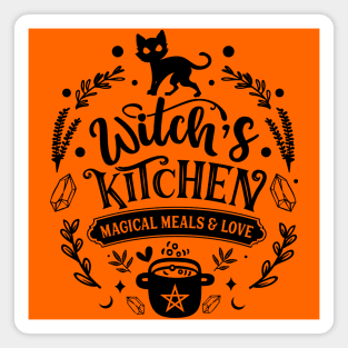 Witchs kitchen cat Magnet